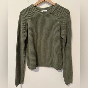 525 America Olive Crew Neck Sweater